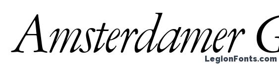Amsterdamer Garamont Italic Font