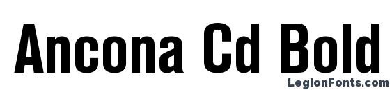 Ancona Cd Bold font, free Ancona Cd Bold font, preview Ancona Cd Bold font