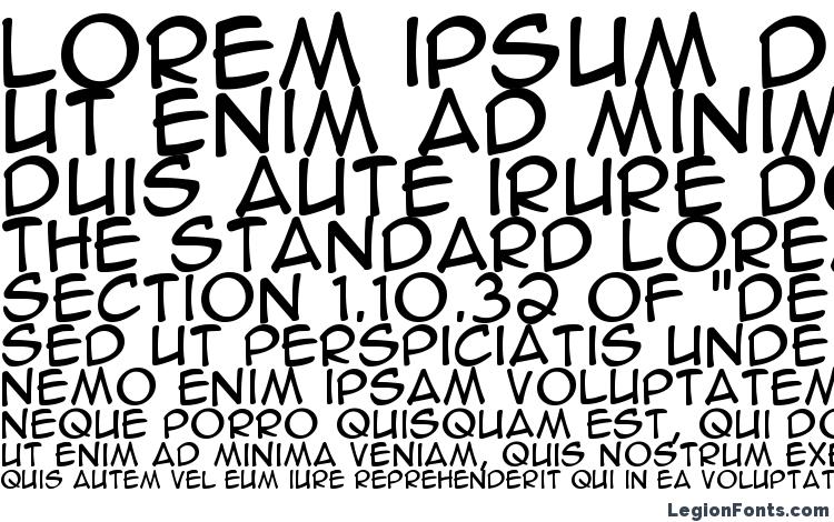 specimens Anime Ace font, sample Anime Ace font, an example of writing Anime Ace font, review Anime Ace font, preview Anime Ace font, Anime Ace font