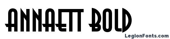 AnnaETT Bold font, free AnnaETT Bold font, preview AnnaETT Bold font