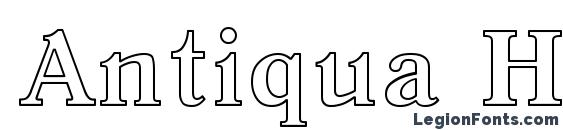 Antiqua Ho font, free Antiqua Ho font, preview Antiqua Ho font