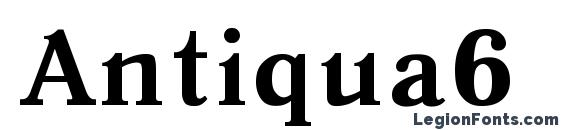 Antiqua6 font, free Antiqua6 font, preview Antiqua6 font