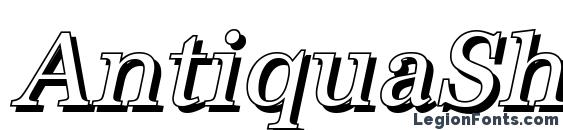 AntiquaSh Cd Italic Font
