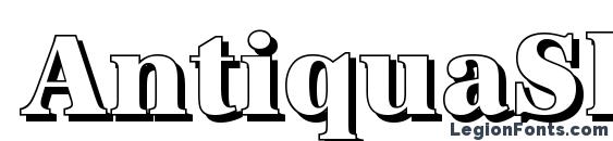 AntiquaSh Cd Xbold Regular Font
