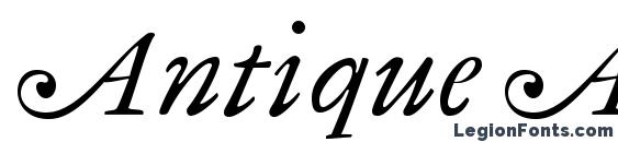 Шрифт Antique Ancienne Italic