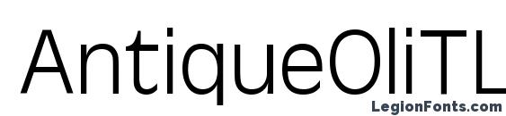 шрифт AntiqueOliTLig, бесплатный шрифт AntiqueOliTLig, предварительный просмотр шрифта AntiqueOliTLig