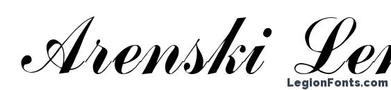 Arenski Lengyar Italic Font