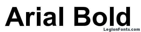 Шрифт Arial Bold