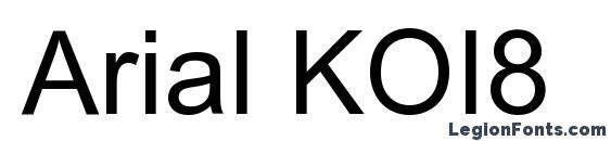 Arial KOI8 font, free Arial KOI8 font, preview Arial KOI8 font