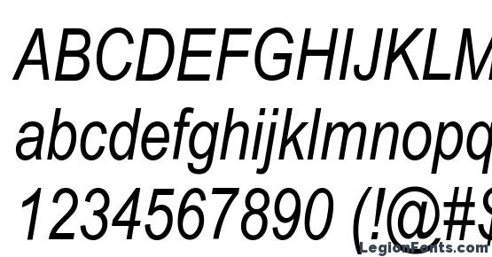 linux arial font
