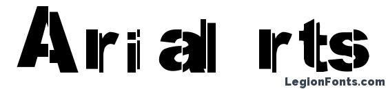 шрифт Arial rts, бесплатный шрифт Arial rts, предварительный просмотр шрифта Arial rts