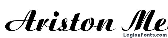 Ariston Medium Italic Font, Tattoo Fonts