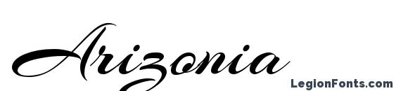 шрифт Arizonia, бесплатный шрифт Arizonia, предварительный просмотр шрифта Arizonia