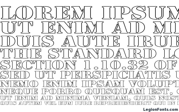 specimens Army Hollow Expanded font, sample Army Hollow Expanded font, an example of writing Army Hollow Expanded font, review Army Hollow Expanded font, preview Army Hollow Expanded font, Army Hollow Expanded font