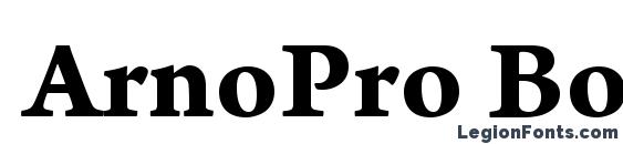 ArnoPro BoldCaption Font
