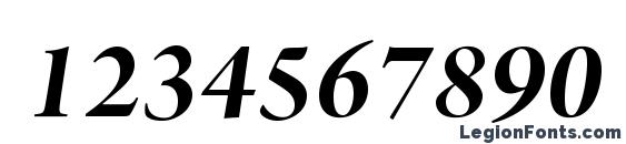 Шрифт ArnoPro BoldItalic36pt, Шрифты для цифр и чисел