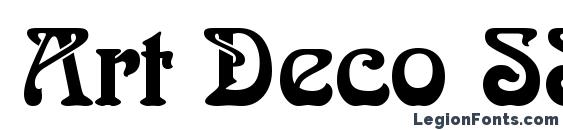 шрифт Art Deco SSi, бесплатный шрифт Art Deco SSi, предварительный просмотр шрифта Art Deco SSi