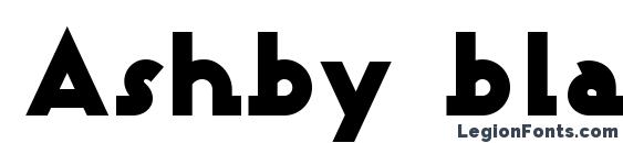 шрифт Ashby black, бесплатный шрифт Ashby black, предварительный просмотр шрифта Ashby black