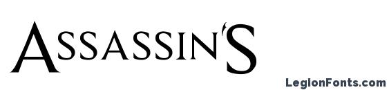 шрифт Assassin$, бесплатный шрифт Assassin$, предварительный просмотр шрифта Assassin$