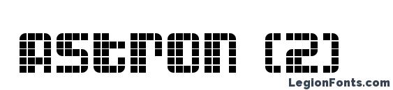 шрифт Astron (2), бесплатный шрифт Astron (2), предварительный просмотр шрифта Astron (2)