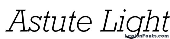 Astute Light SSi Light Italic font, free Astute Light SSi Light Italic font, preview Astute Light SSi Light Italic font