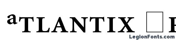 Шрифт Atlantix Pro SSi Semi Bold