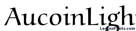 AucoinLight font, free AucoinLight font, preview AucoinLight font