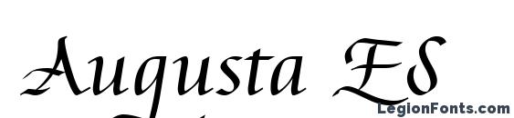 шрифт Augusta ES, бесплатный шрифт Augusta ES, предварительный просмотр шрифта Augusta ES