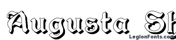 Augusta Shadow Font, Lettering Fonts
