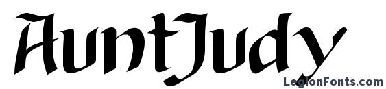 AuntJudy Font, Tattoo Fonts