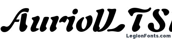 AuriolLTStd BlackItalic Font, Cursive Fonts