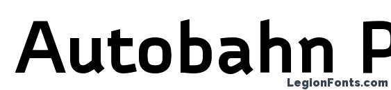 Autobahn Pro Bold font, free Autobahn Pro Bold font, preview Autobahn Pro Bold font