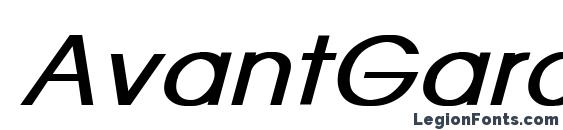 шрифт AvantGarde Bold Italic, бесплатный шрифт AvantGarde Bold Italic, предварительный просмотр шрифта AvantGarde Bold Italic