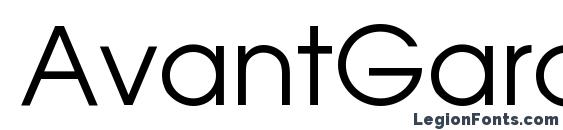 шрифт AvantGarde, бесплатный шрифт AvantGarde, предварительный просмотр шрифта AvantGarde