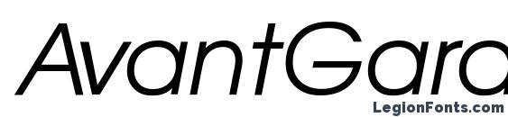AvantGardeCTT Italic Font