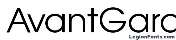 шрифт AvantGardeCTT, бесплатный шрифт AvantGardeCTT, предварительный просмотр шрифта AvantGardeCTT