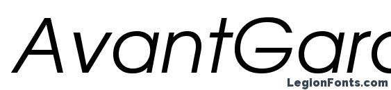 шрифт AvantGardeGothicC Oblique, бесплатный шрифт AvantGardeGothicC Oblique, предварительный просмотр шрифта AvantGardeGothicC Oblique