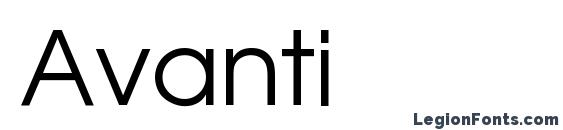шрифт Avanti, бесплатный шрифт Avanti, предварительный просмотр шрифта Avanti