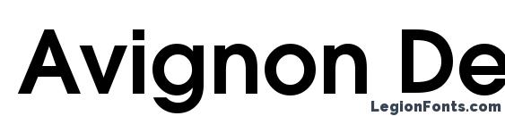 шрифт Avignon Demi, бесплатный шрифт Avignon Demi, предварительный просмотр шрифта Avignon Demi