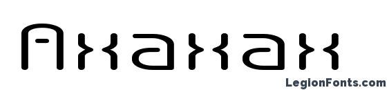 Axaxax light Font