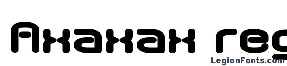 Axaxax regular font, free Axaxax regular font, preview Axaxax regular font