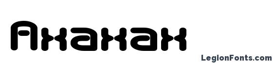 Шрифт Axaxax