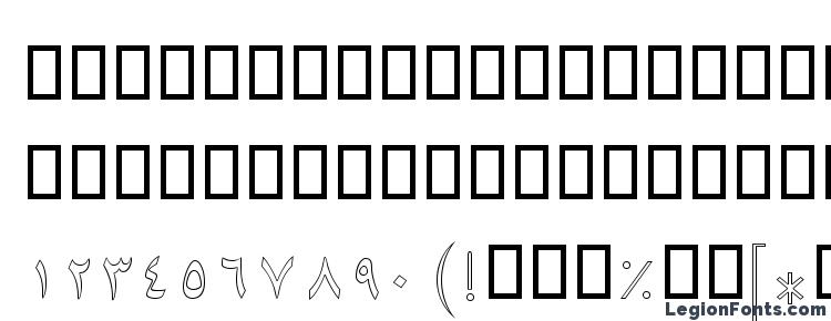 glyphs B Sepideh Outline font, сharacters B Sepideh Outline font, symbols B Sepideh Outline font, character map B Sepideh Outline font, preview B Sepideh Outline font, abc B Sepideh Outline font, B Sepideh Outline font