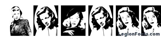 Шрифт Bacall, Шрифты иконки