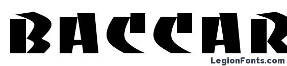 BaccaratUprightWide Regular Font