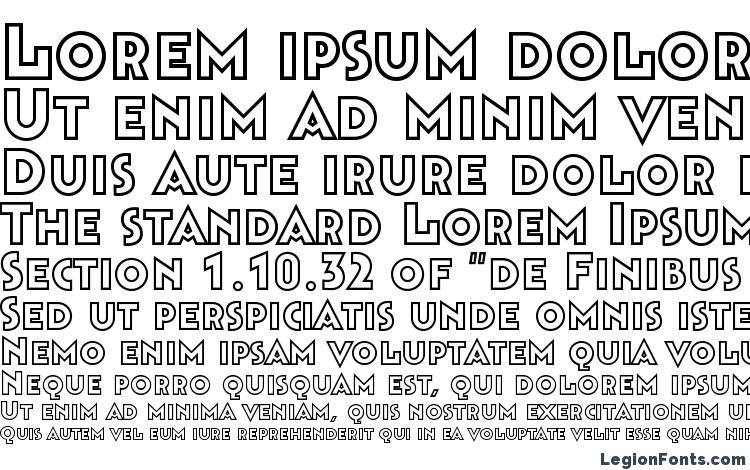 specimens BahnhofOutline font, sample BahnhofOutline font, an example of writing BahnhofOutline font, review BahnhofOutline font, preview BahnhofOutline font, BahnhofOutline font