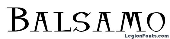 шрифт Balsamo, бесплатный шрифт Balsamo, предварительный просмотр шрифта Balsamo