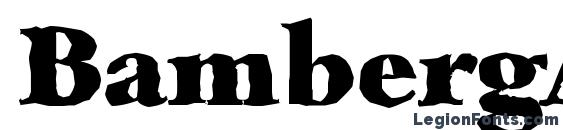 BambergAntique Heavy Regular Font