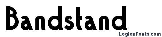 Bandstand font, free Bandstand font, preview Bandstand font