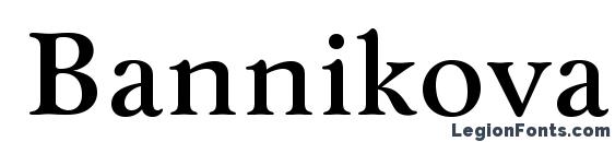 Bannikovac bold Font, Serif Fonts